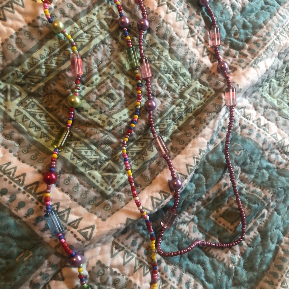 Multicolored necklaces